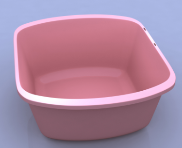 Dynarex Wash Basin 7.4 qt Mauve