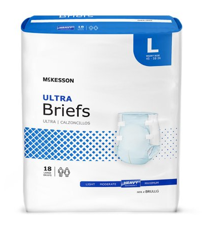 McKesson Ultra Large Disposable Heavy Absorbency BRIEF