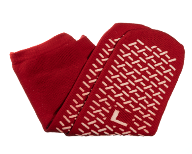 Fall Prevention Slipper Large Red