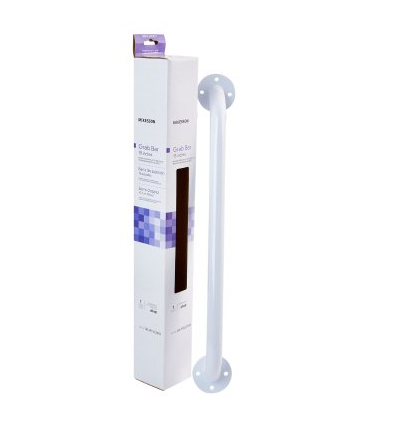 McKesson Wall Grab Bar White Steel