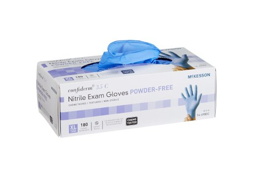 McKesson Confiderm® 3.5C X-Large NonSterile Nitrile Standard Cuff Length