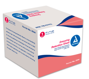 Dynarex Retention Tape 4"x11 yd LF