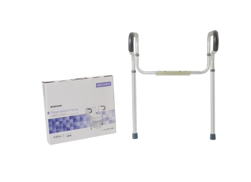 McKesson Toilet Safety Rail Gray Aluminum