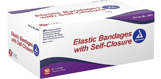 Bandage, Compression Elastic 6" x 5yd Tan